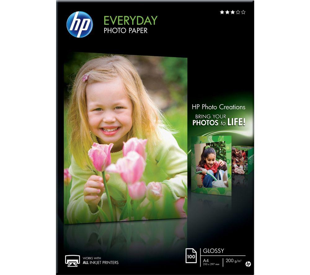 hp a4 photo paper  100 sheets