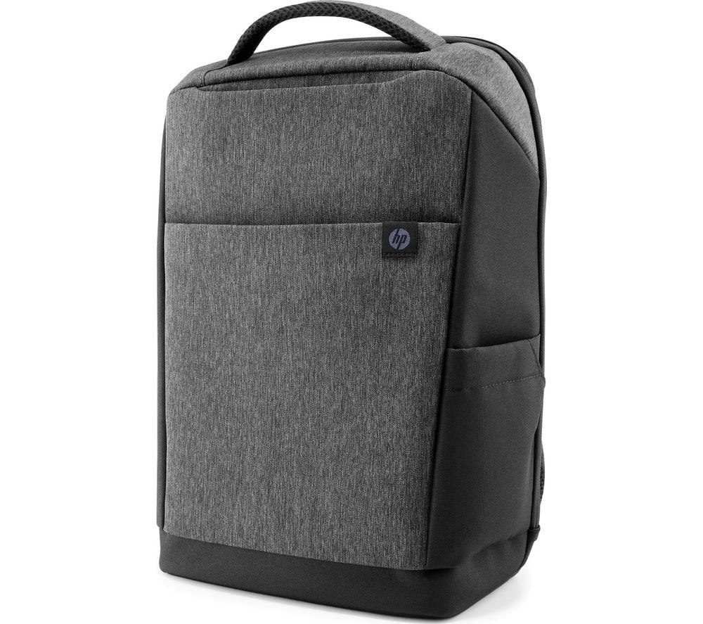 hp renew travel 15.6" laptop backpack - grey, silver/grey