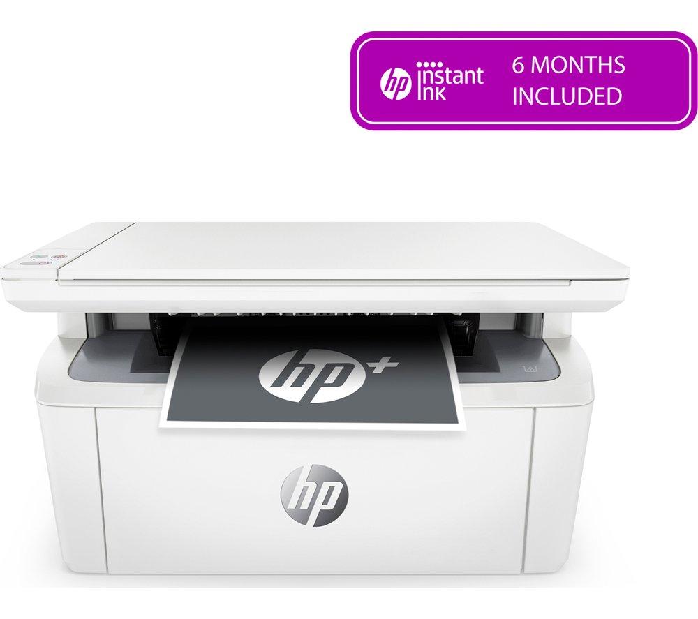 hp laserjet m140we monochrome all-in-one wireless laser printer with hp plus, white