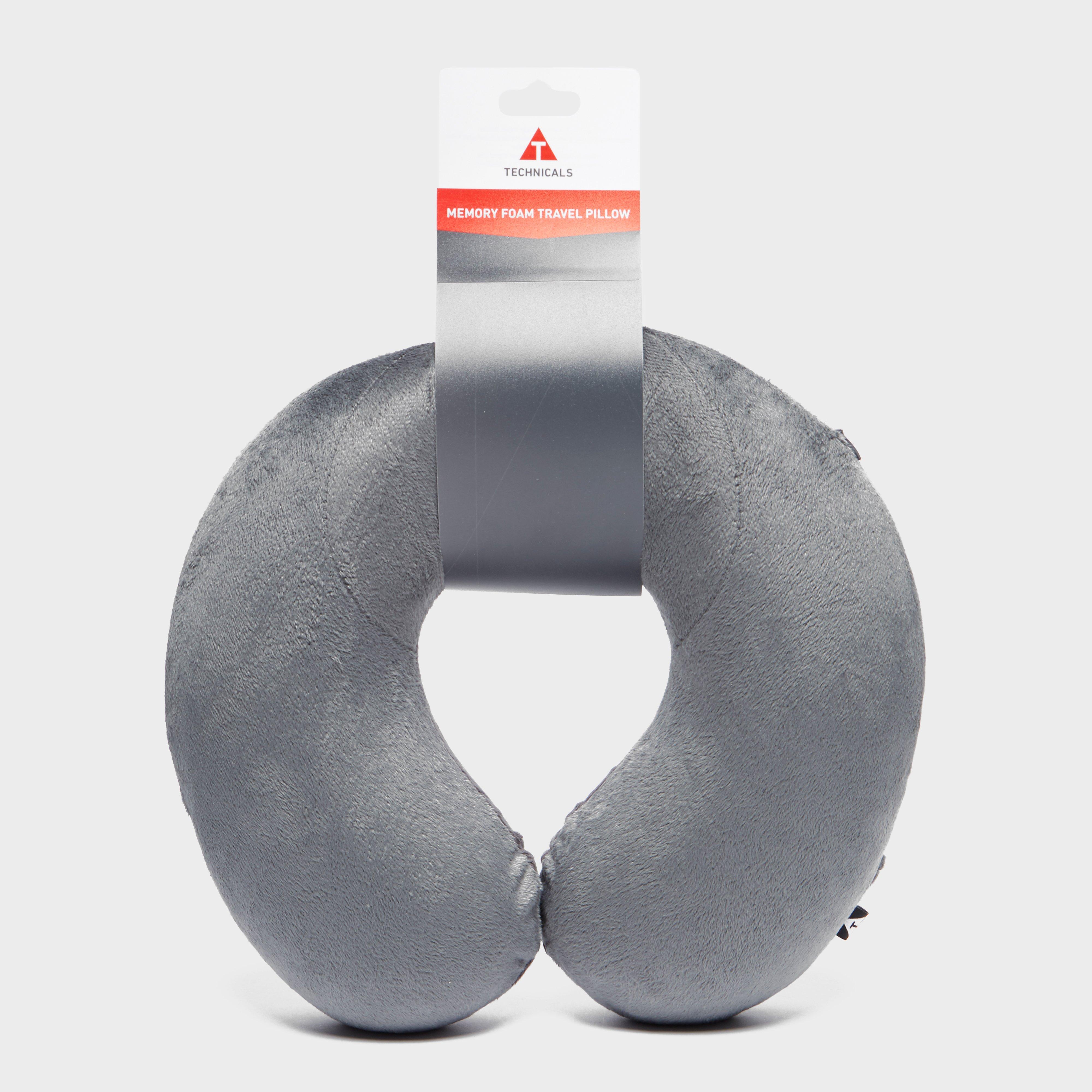 Technicals Memory Foam Travel Pillow - Grey, Grey