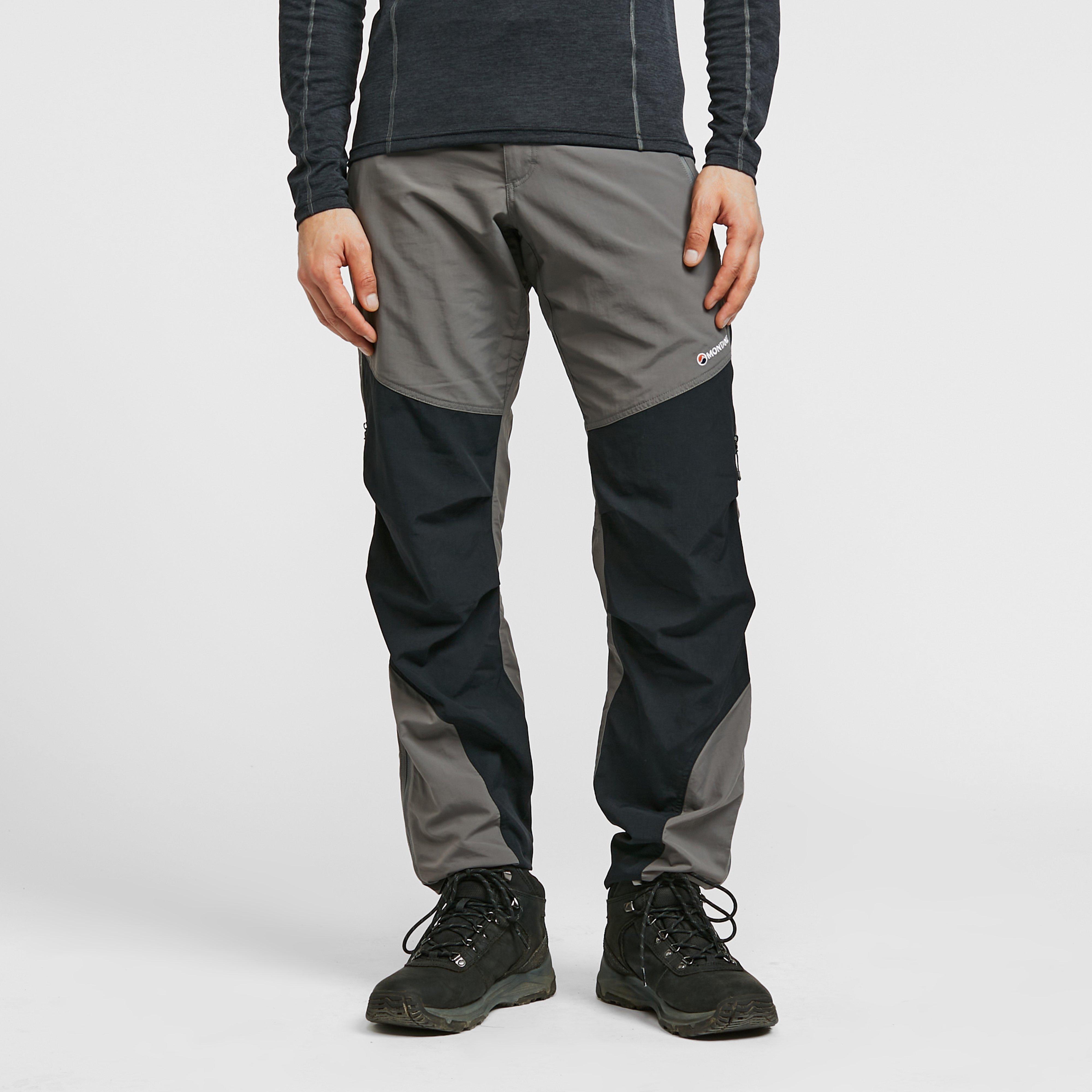 montane men's terra pants (regular & short) - grey, grey