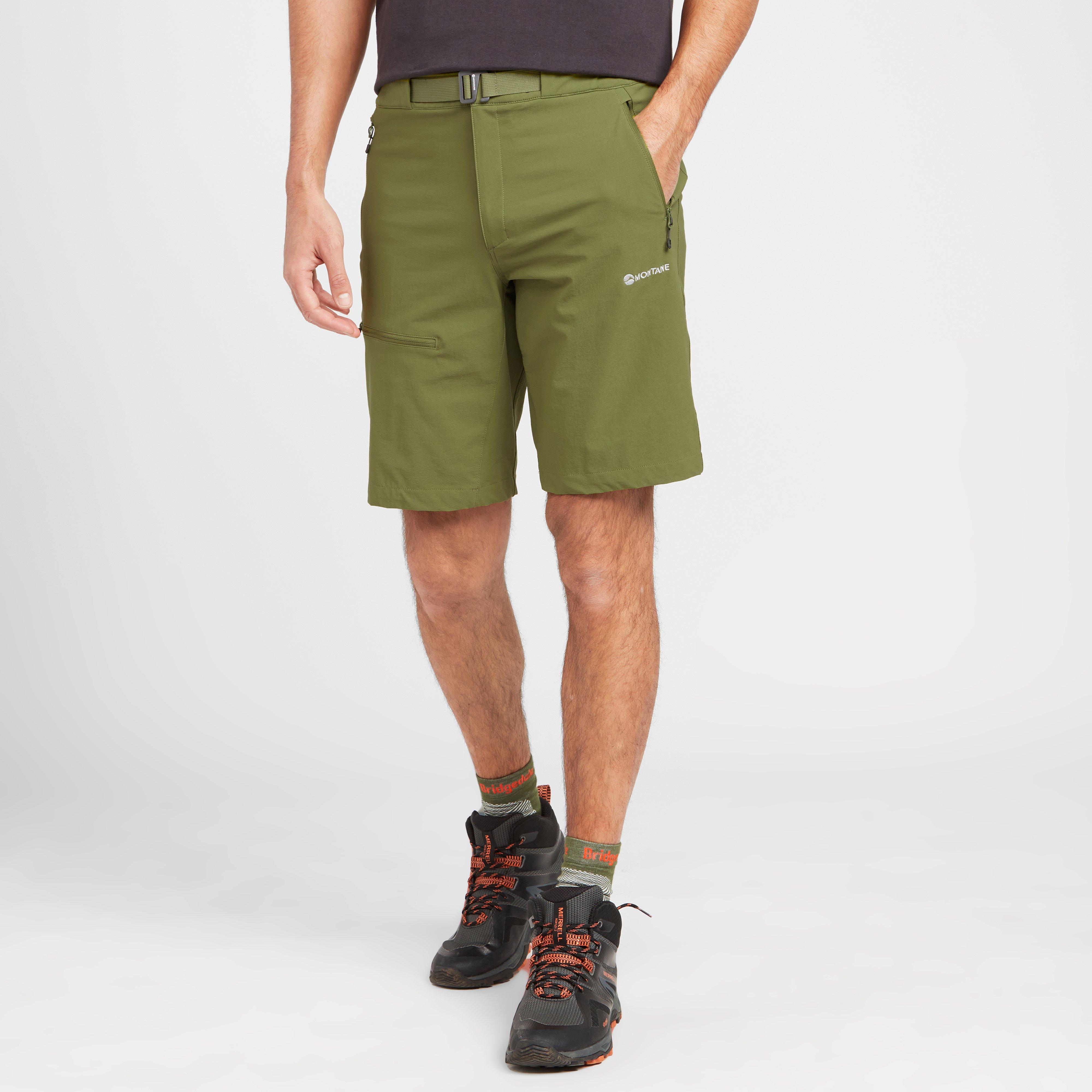 montane men's tenacity shorts - green, green