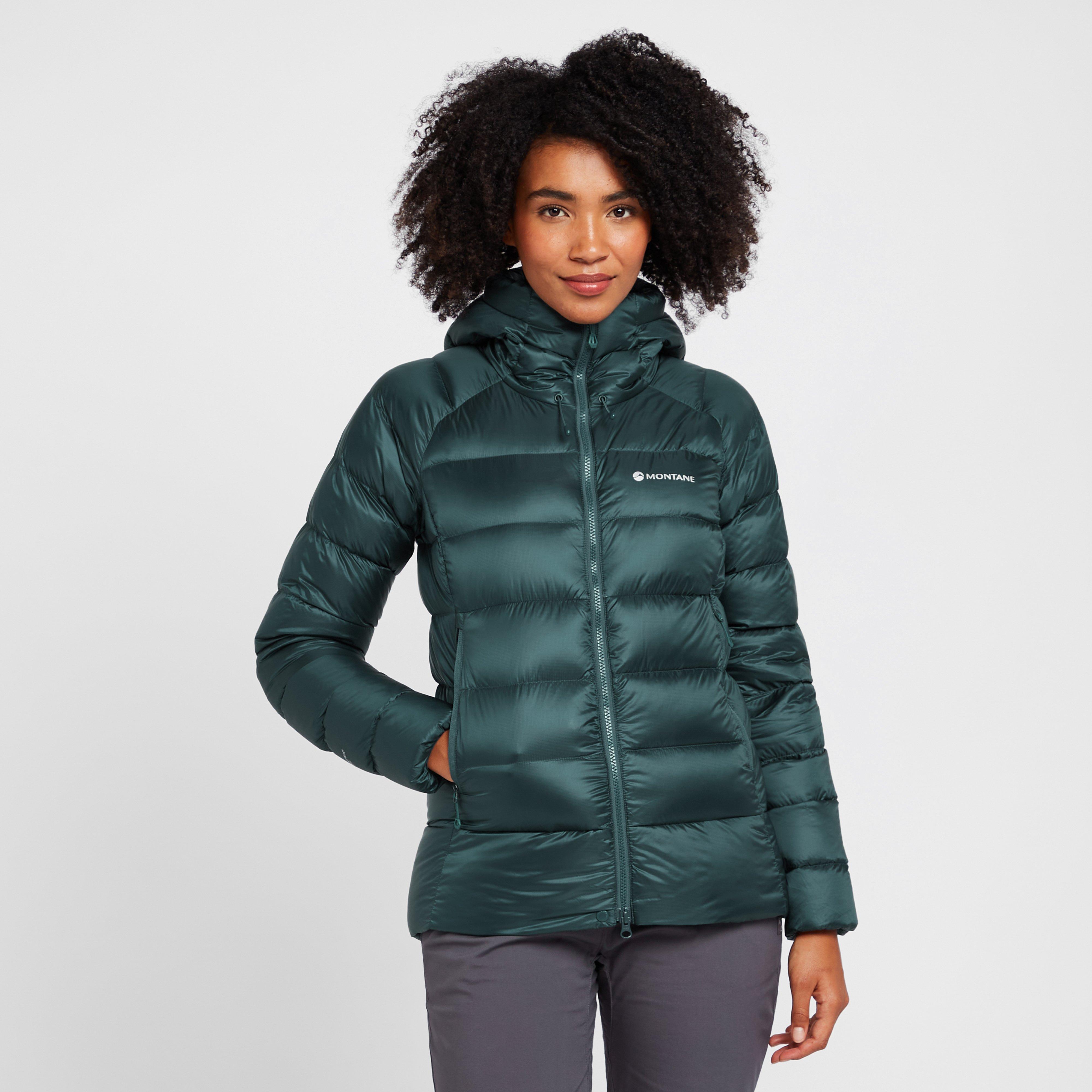 Montane Women's Anti-Freeze Xt Hooded Down Jacket, Green