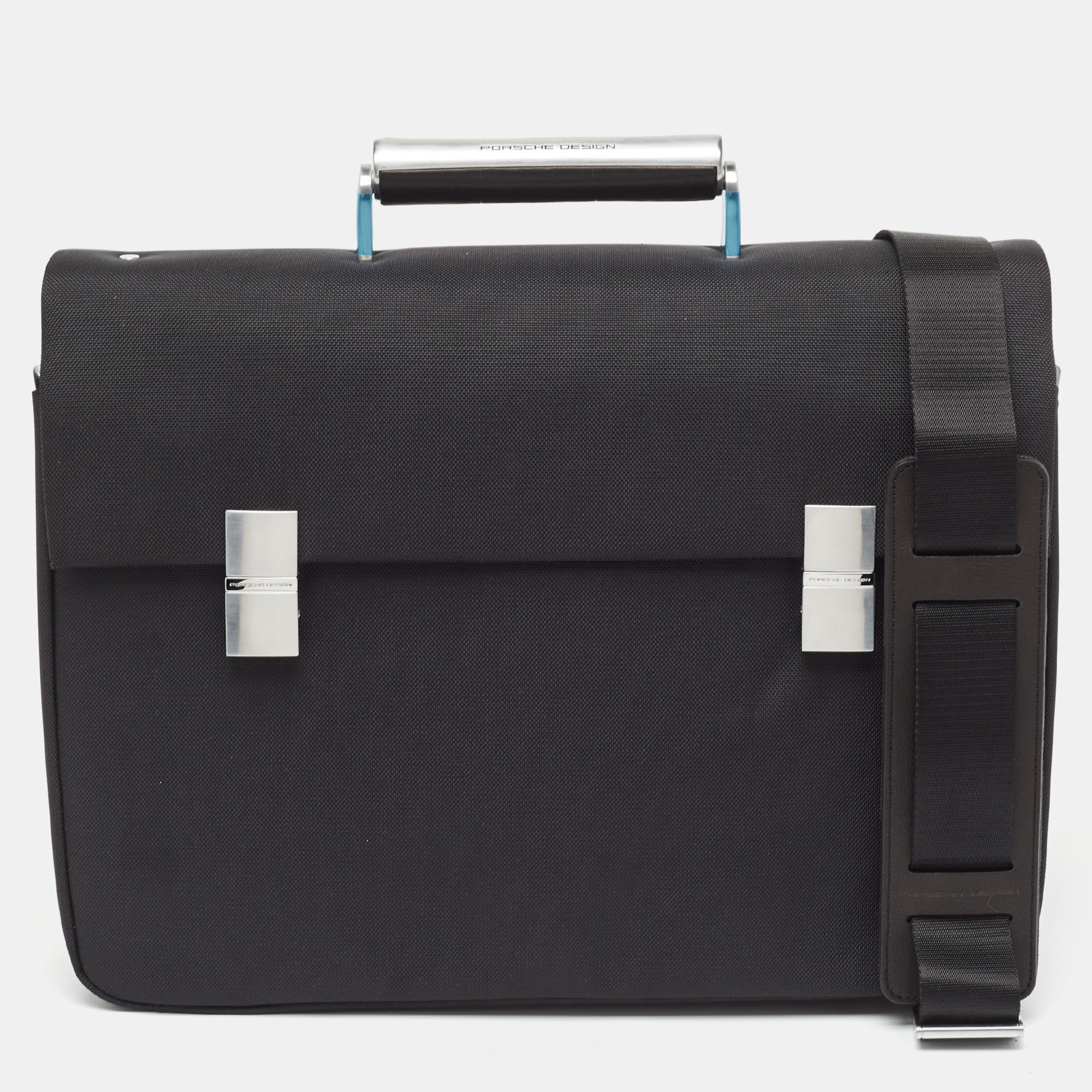 porsche design black nylon roadster 3.0 briefcase