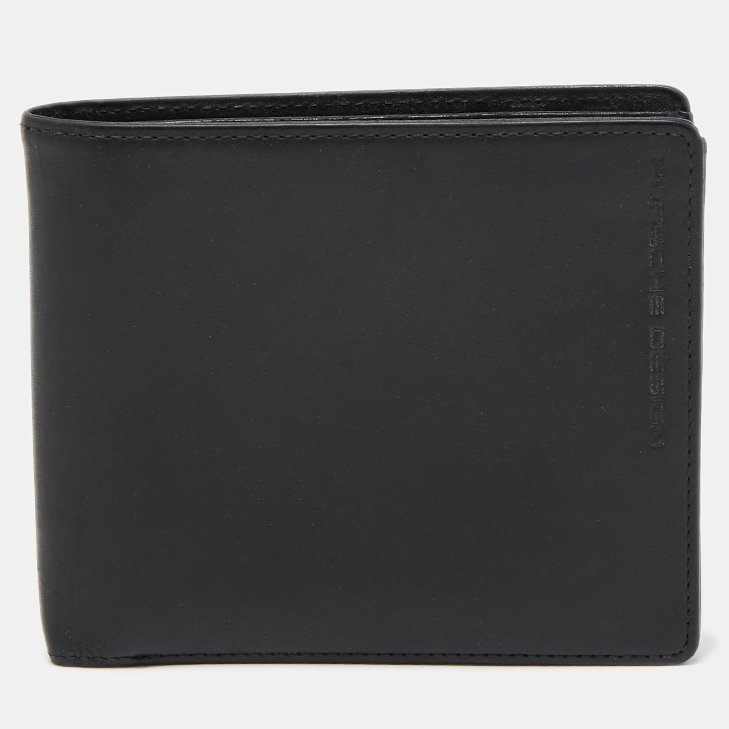 porsche design black leather p3300 bifold wallet