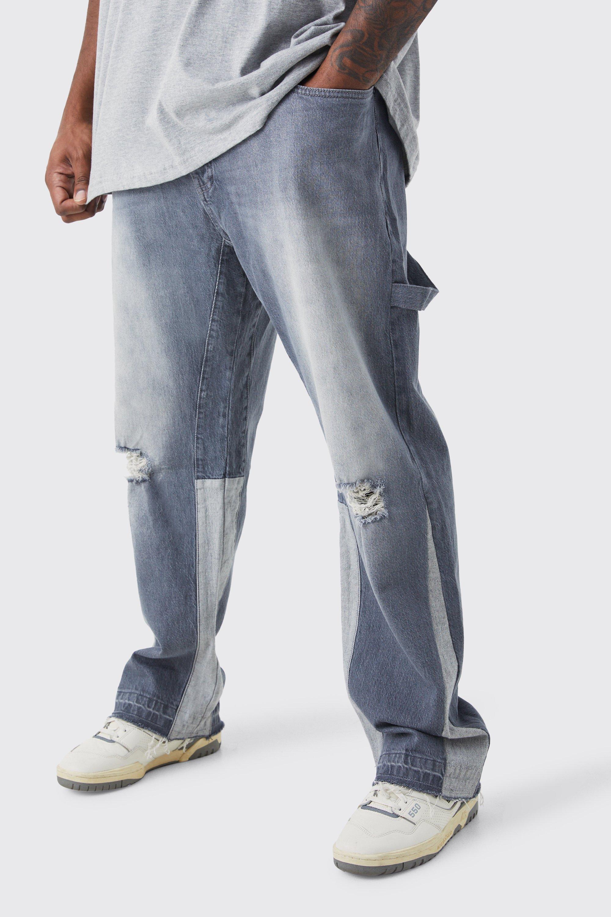 Plus Jeans Mit Geradem Bein - Grey - 42, Grey