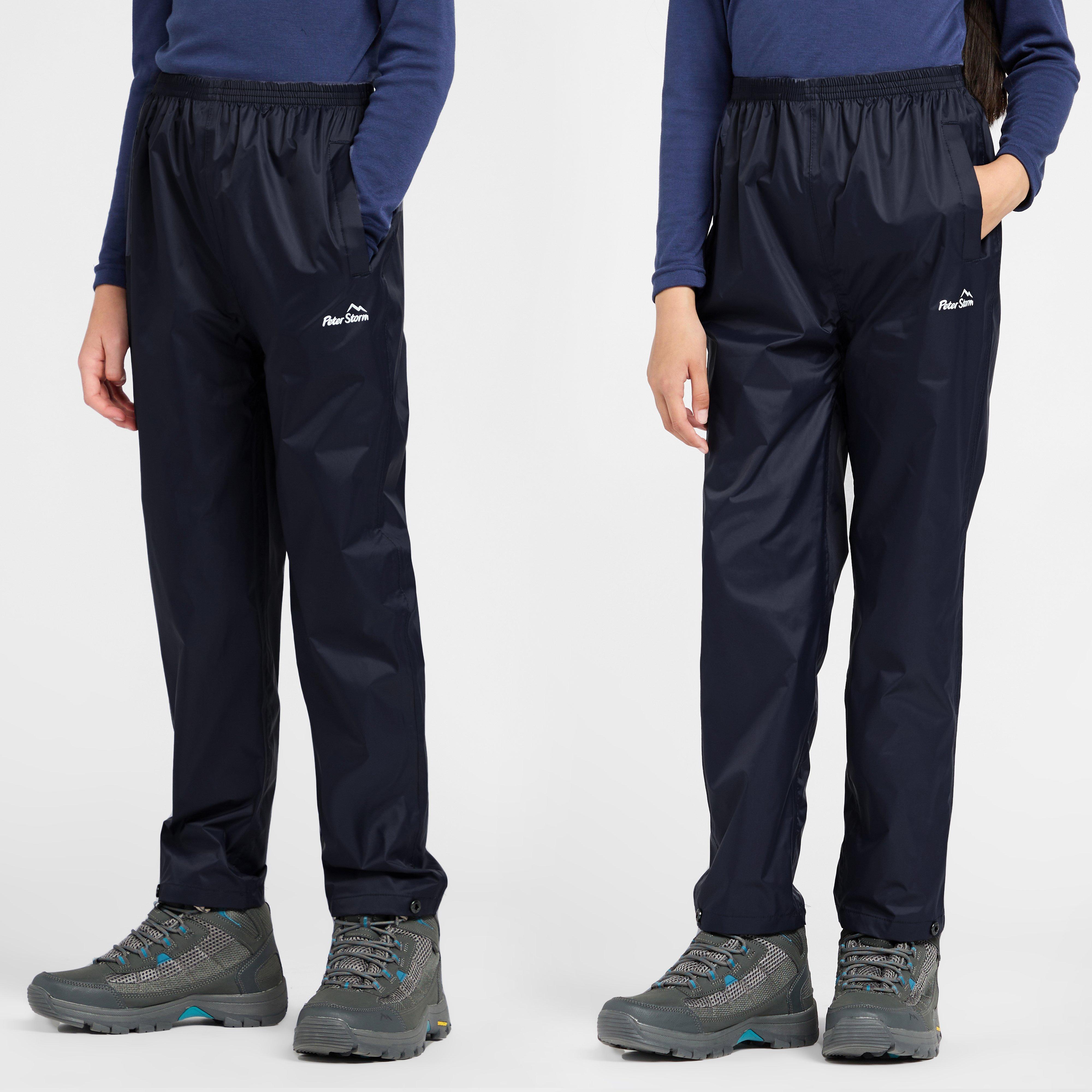 Peter Storm Kids' Unisex Packable Pants - Navy, Navy