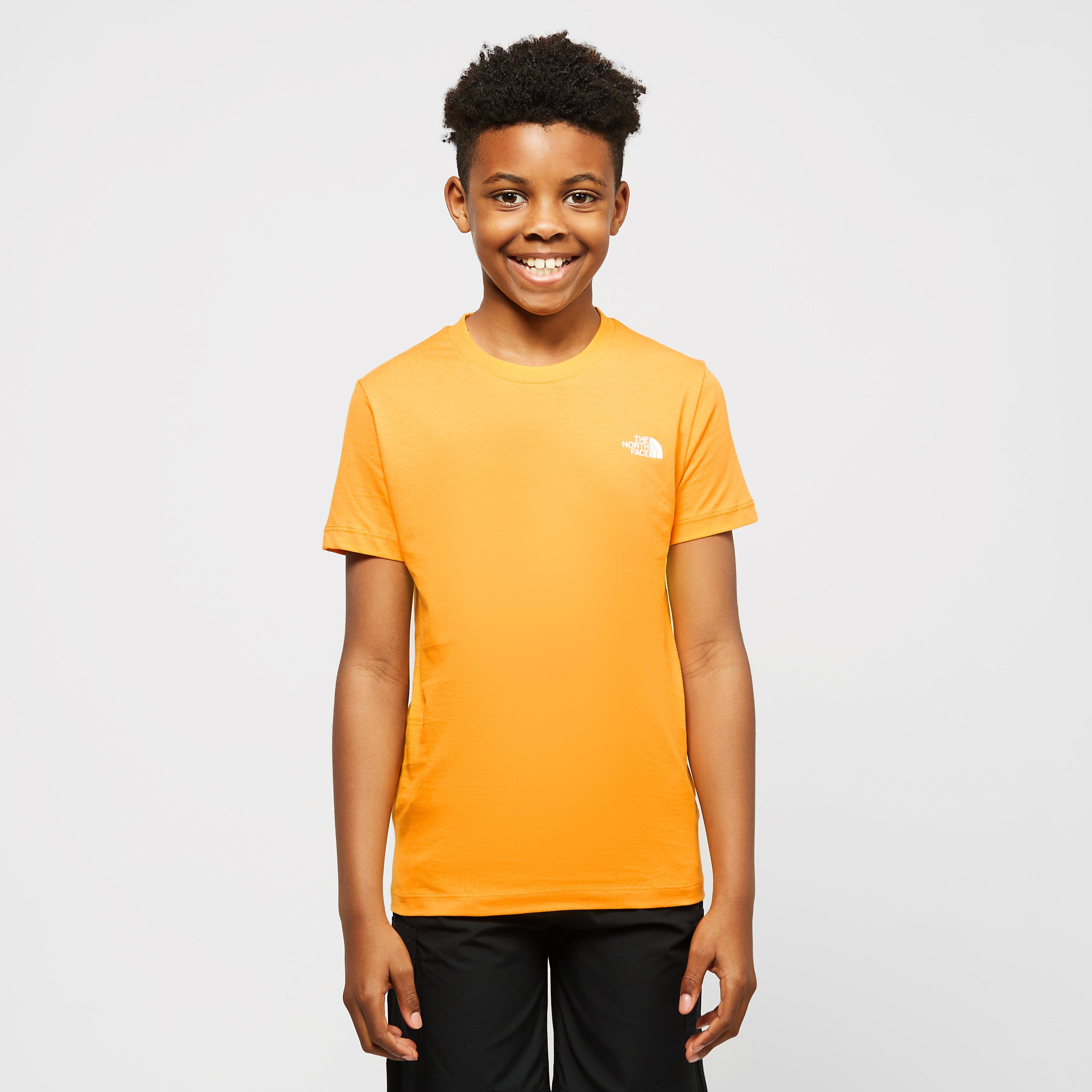 the north face kids' simple dome tee - yellow, yellow