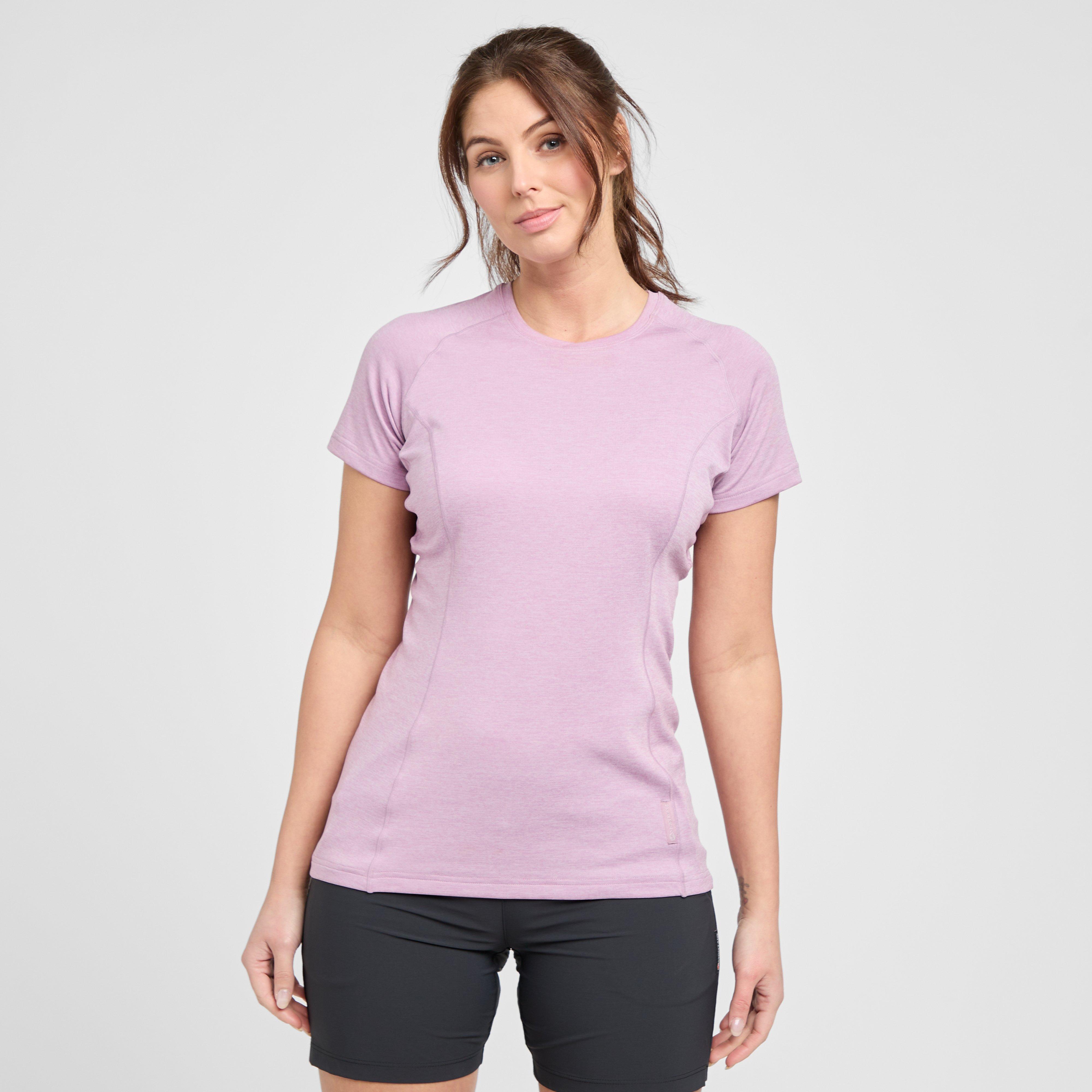 montane women's dart short sleeve t-shirt - lilac, lilac