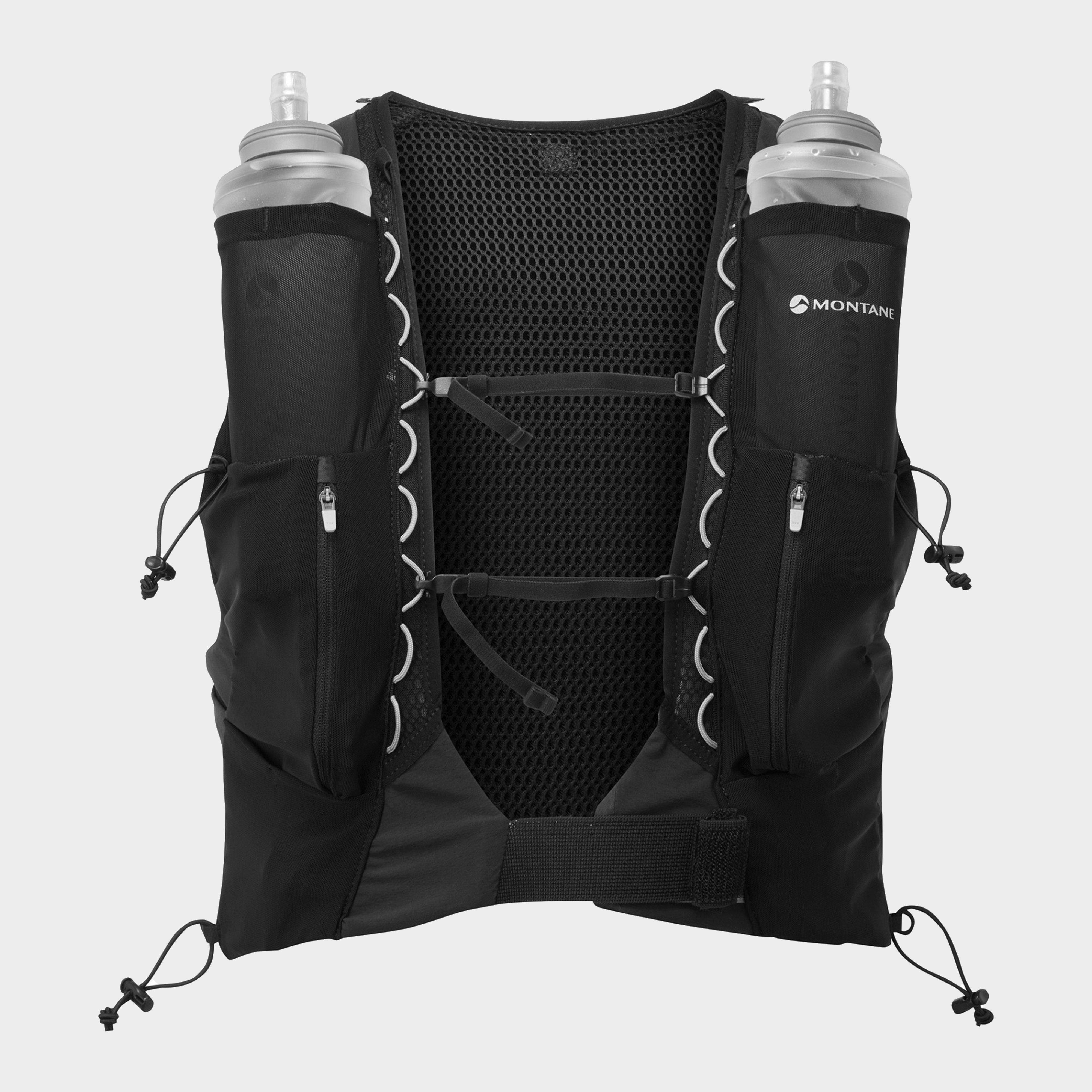montane gecko vp 12+ trail vest - black, black