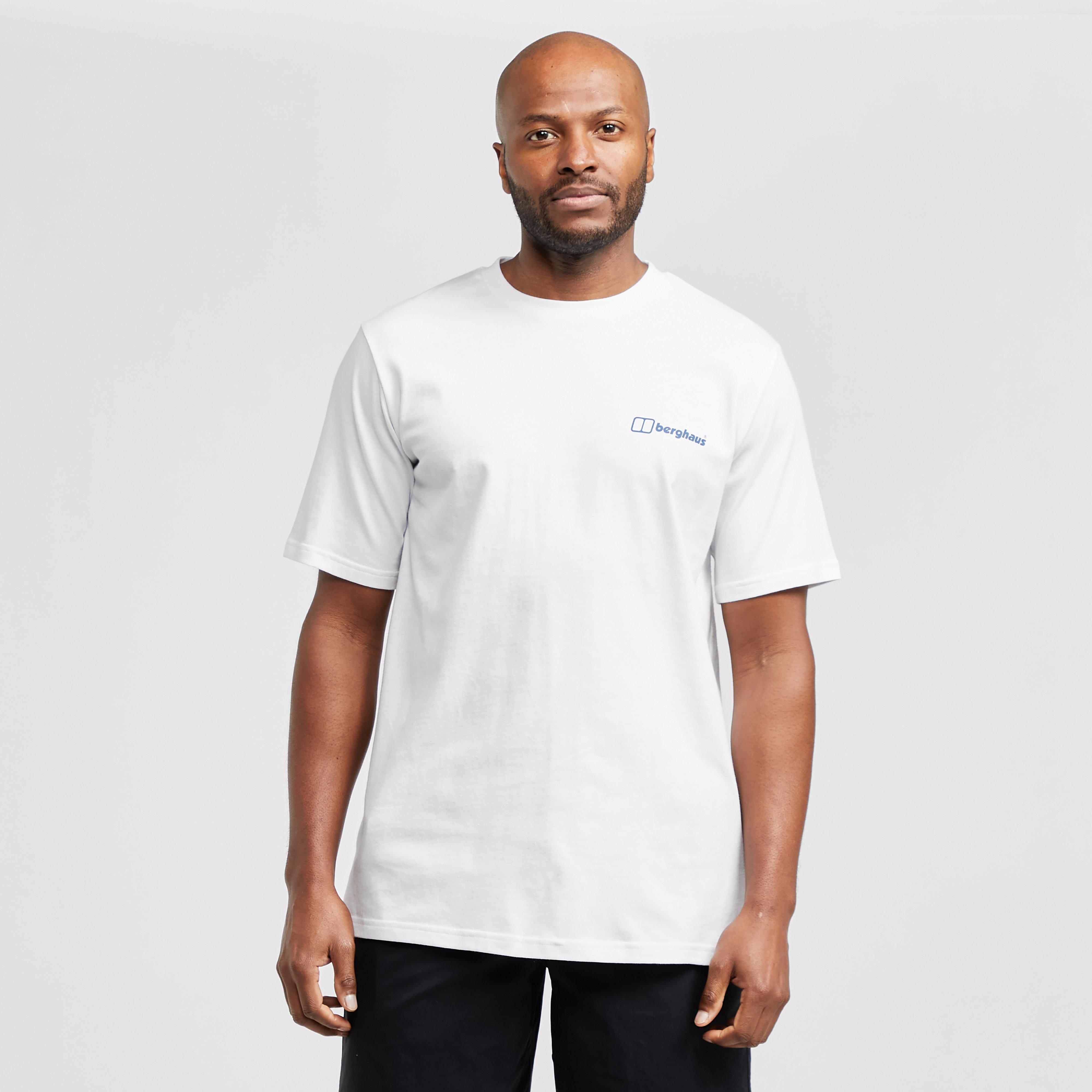 berghaus men's mont blanc mtn t-shirt, white