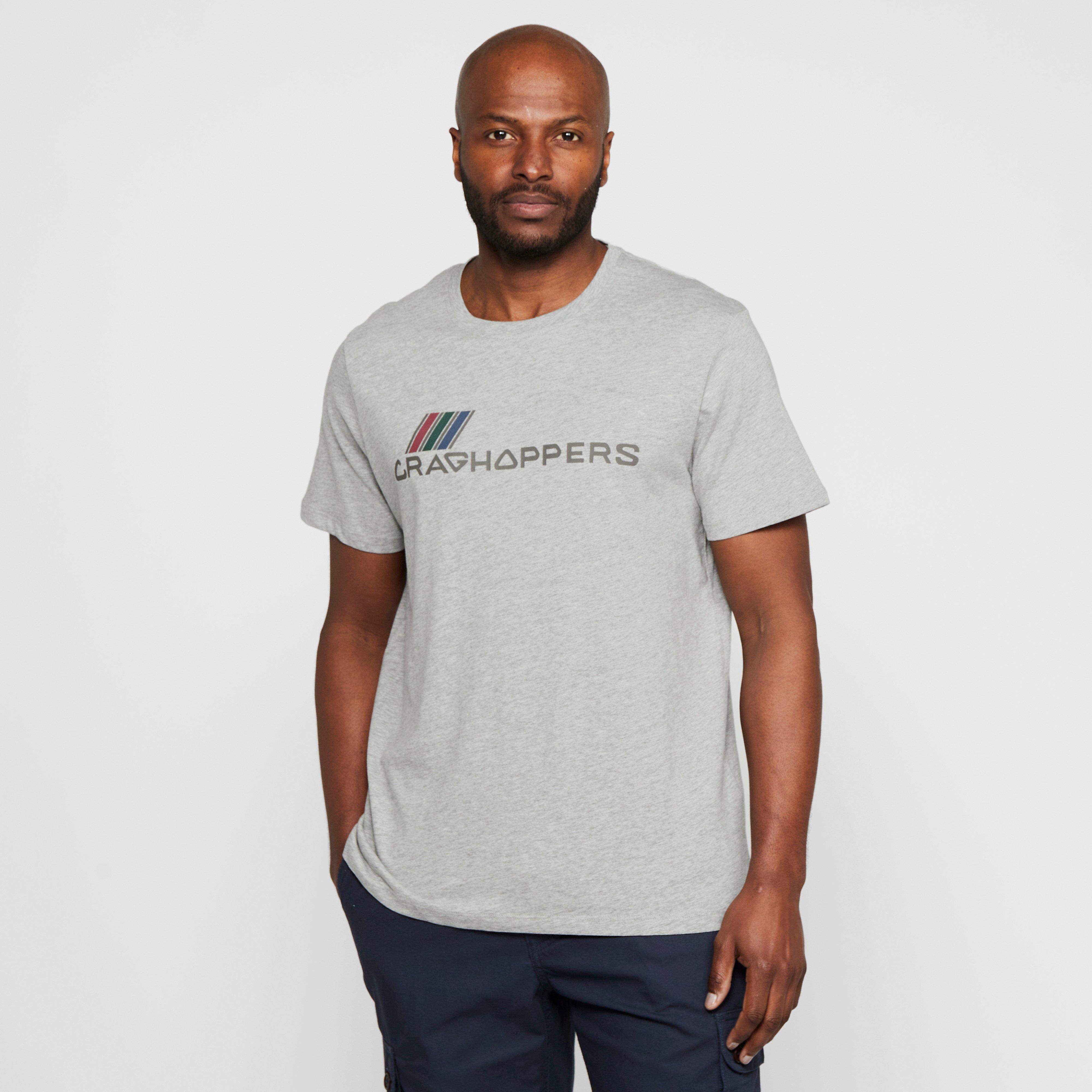 craghoppers front logo short sleeved t-shirt, grey