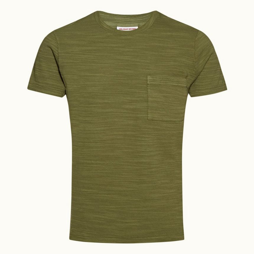 sammy - field green classic fit garment dye t-shirt
