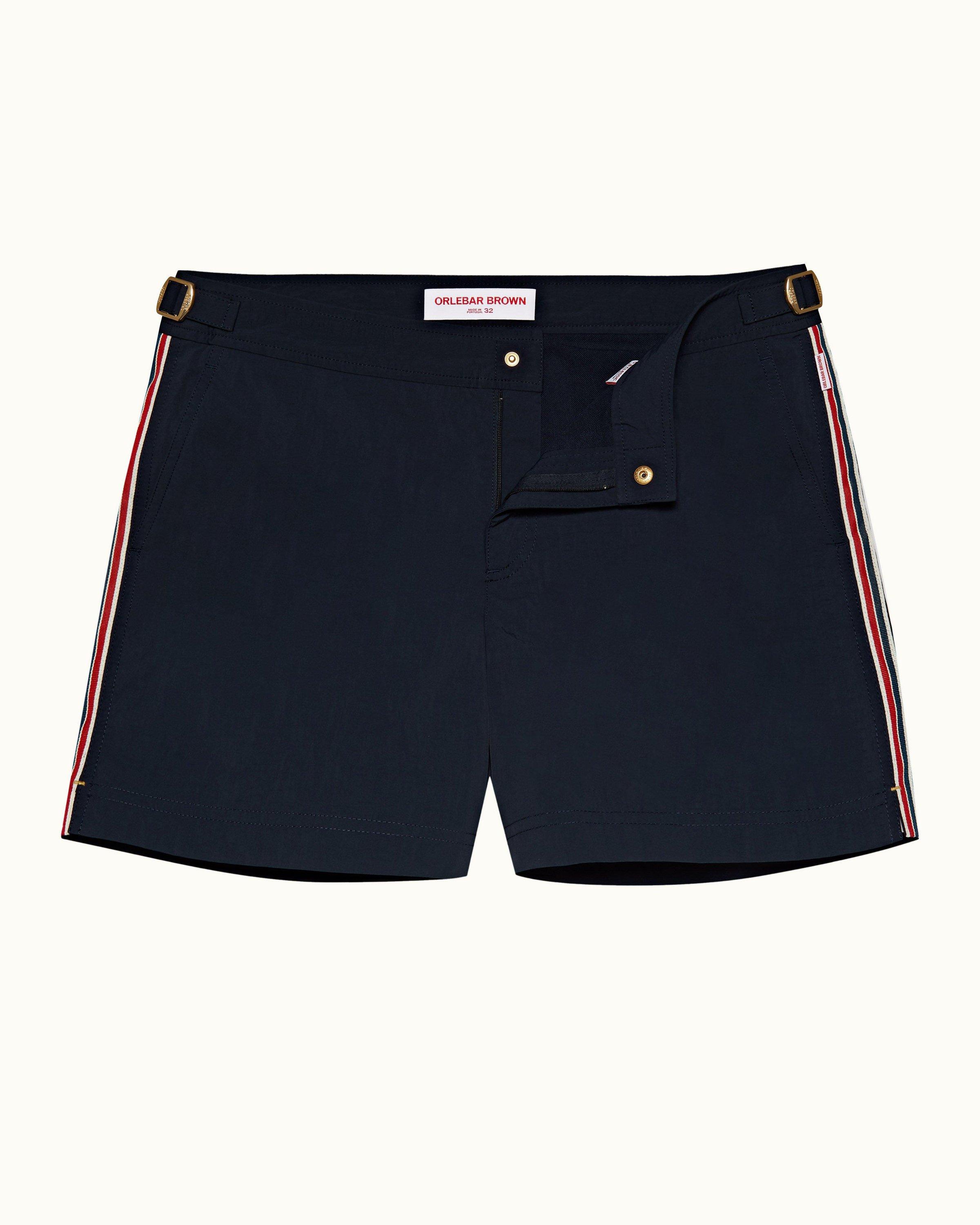 Setter - Ink Gt Stripe Seam Shorter-Length Swim Shorts