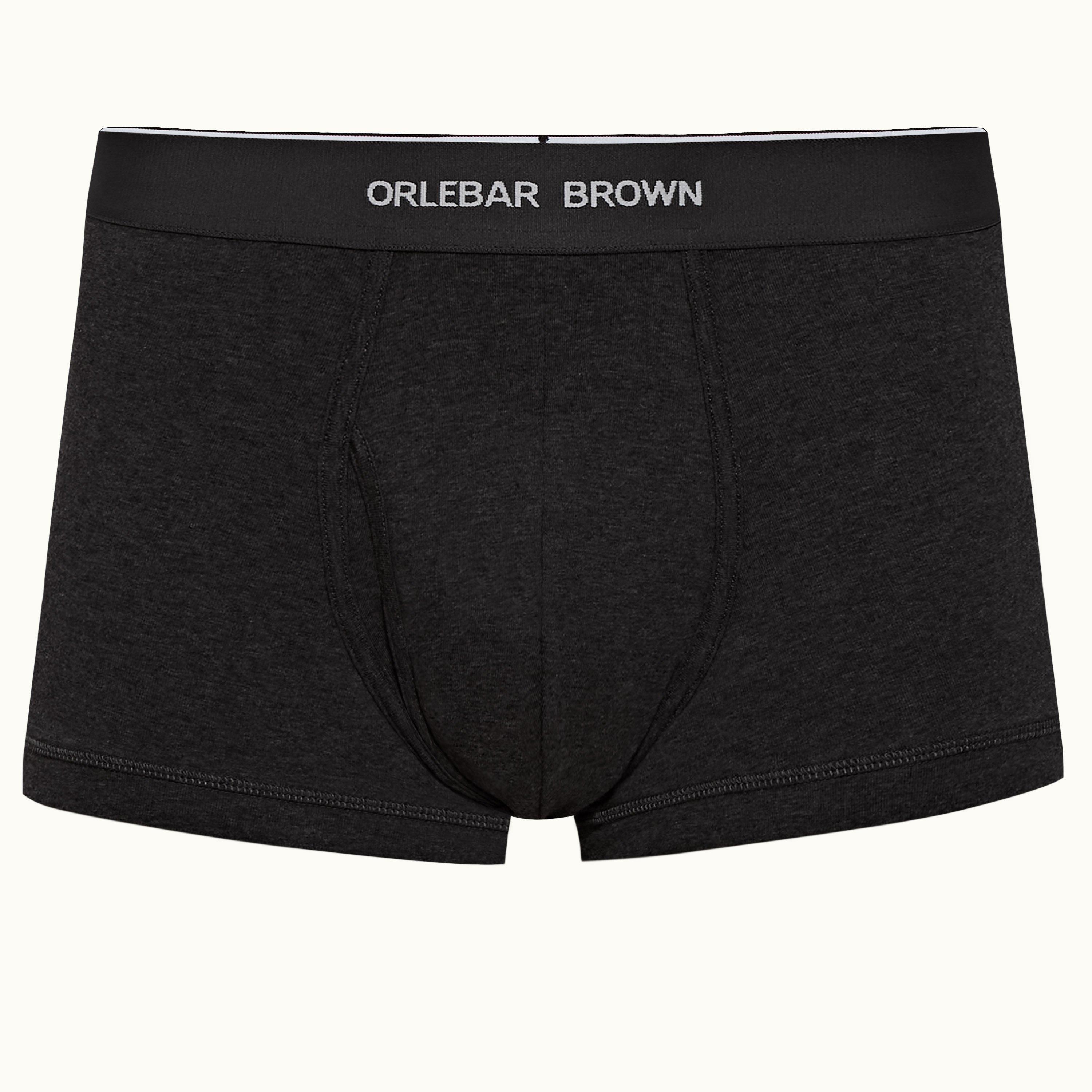 short trunk - charcoal melange short trunks