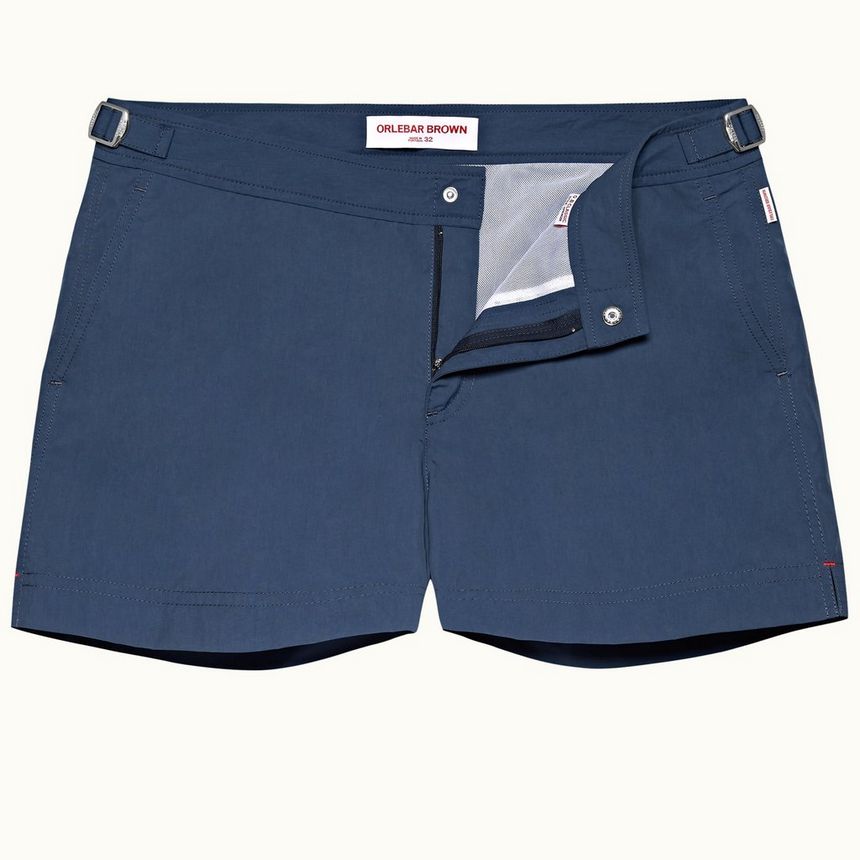 springer - classic blue shortest-length swim shorts