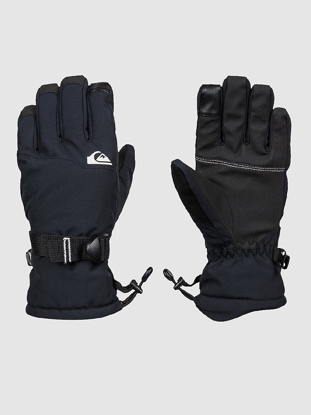quiksilver mission gloves true black