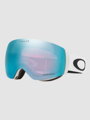 oakley flight deck xm matte white goggle prizm snow sapphire