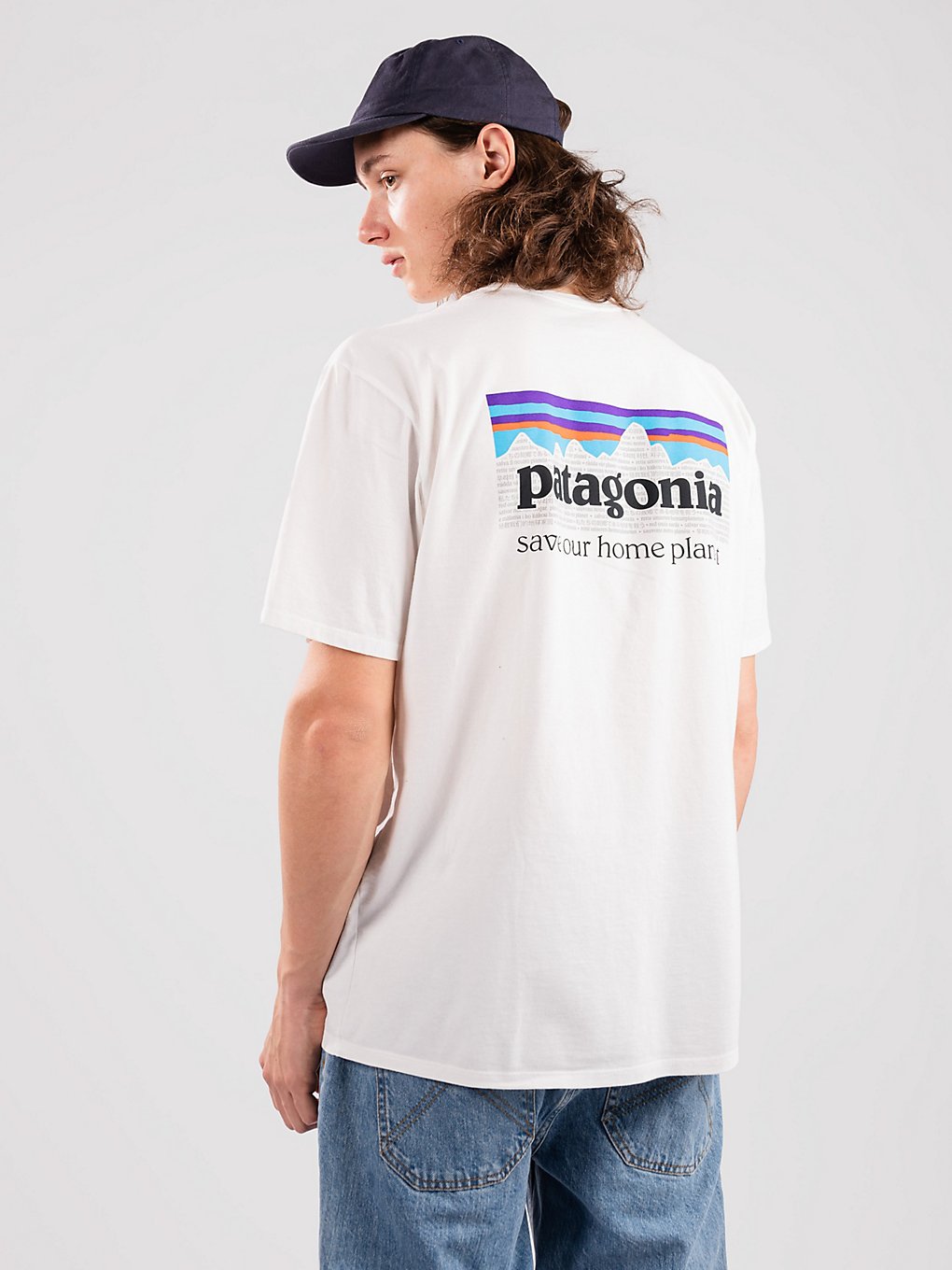 patagonia p-6 mission organic t-shirt white