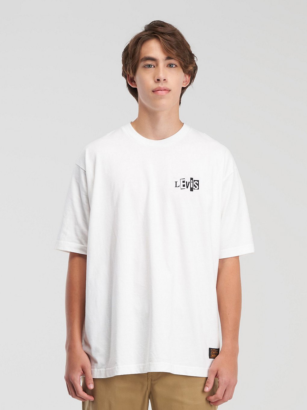 levi's skate graphic box t-shirt white core batwing black