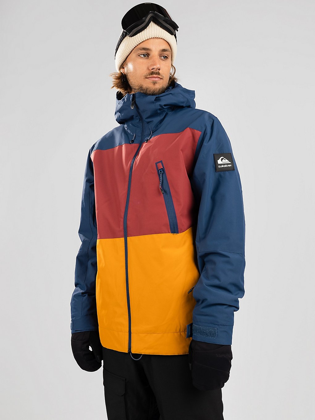 quiksilver sycamore jacket insignia blue