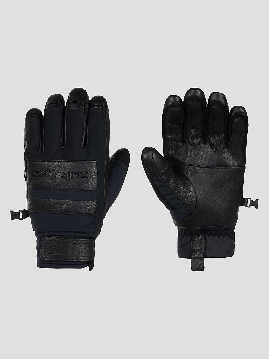 quiksilver squad gloves true black