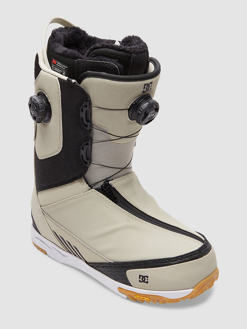 dc transcend boa 2023 snowboard boots gum