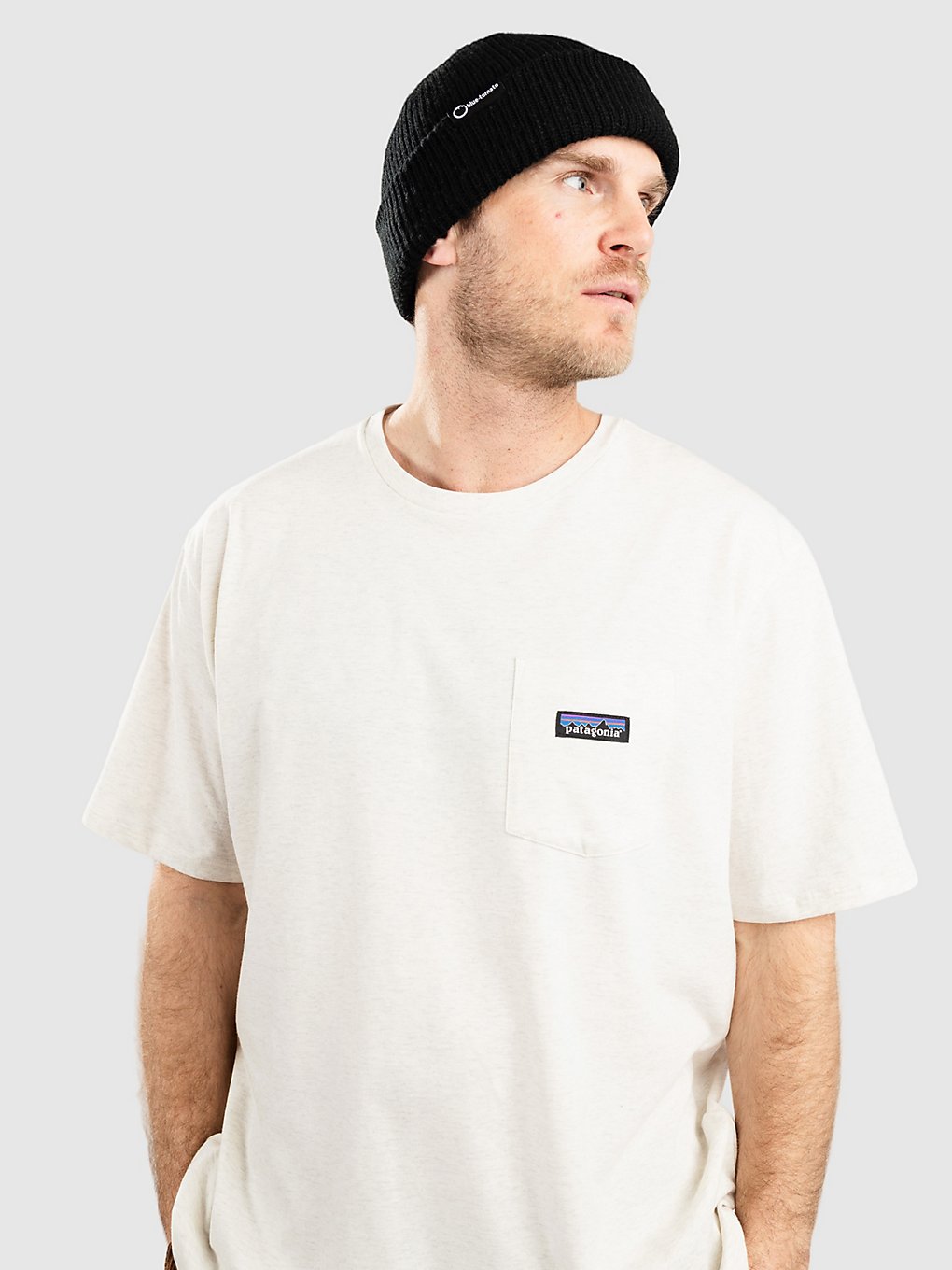 patagonia daily pocket t-shirt birch white