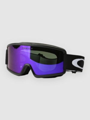 oakley target line s matte black goggle violet iridium