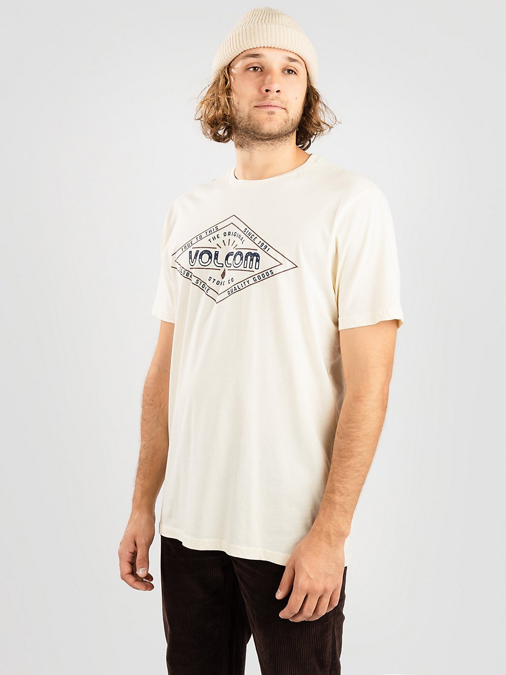 volcom hikendo fty t-shirt off white