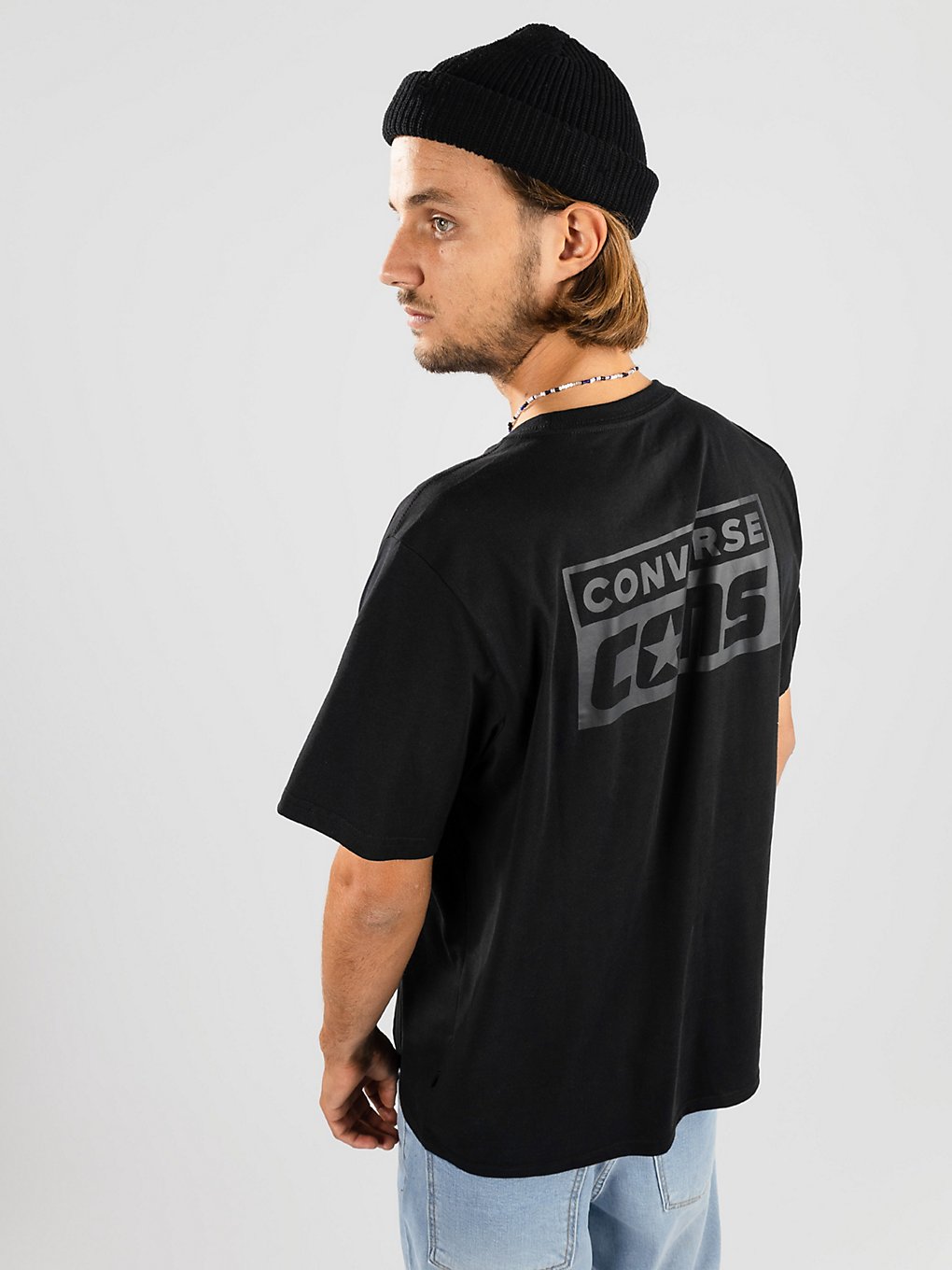 converse cons t-shirt black