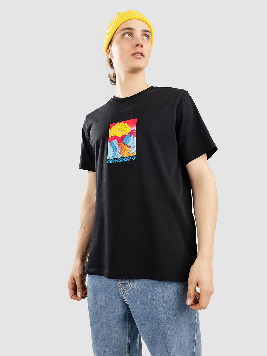 converse layers of earth t-shirt converse black