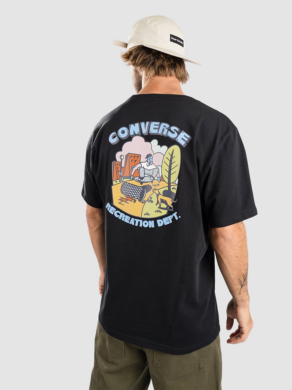 converse recreation department graphic t-shirt converse black