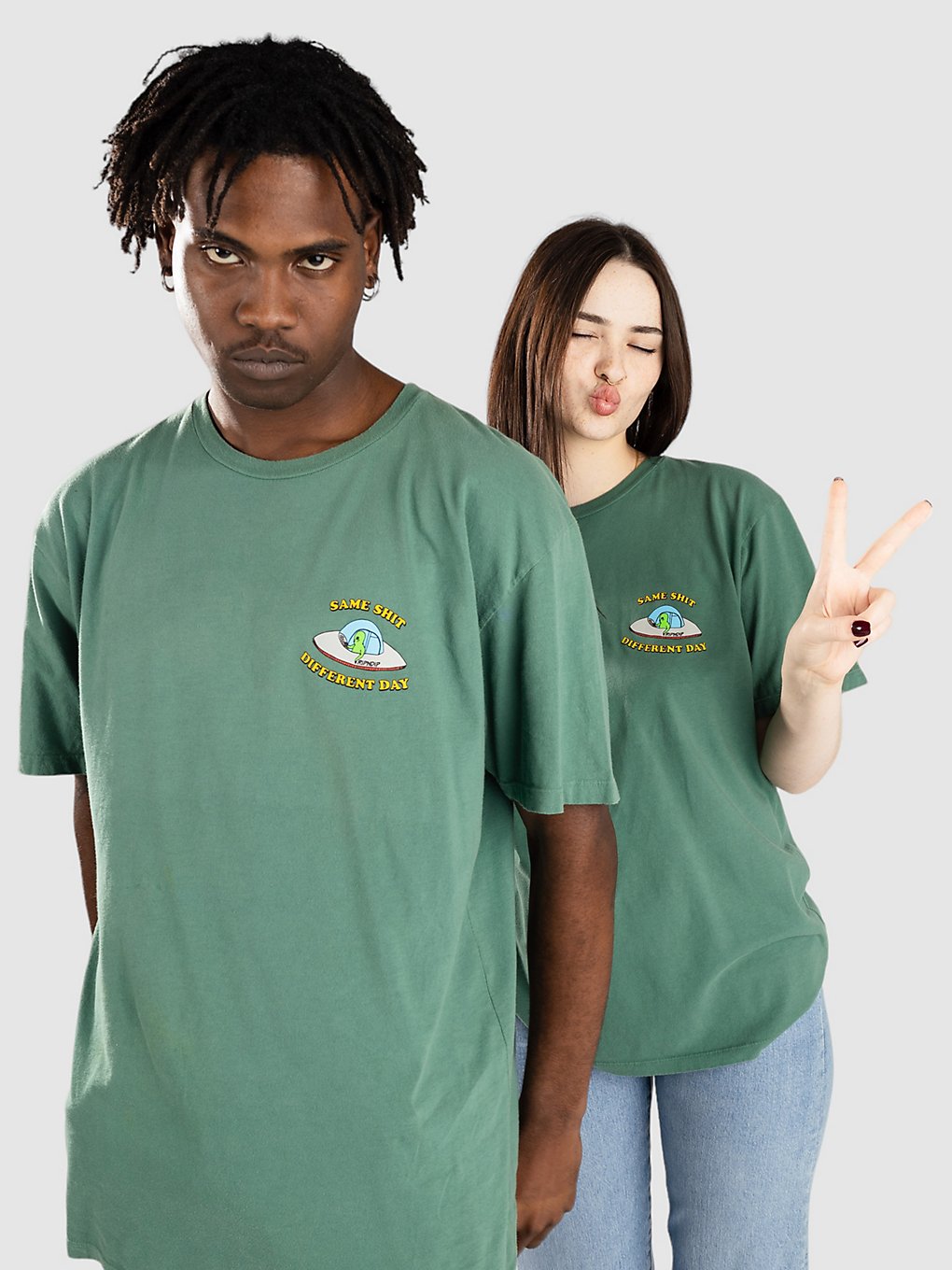 ripndip same shit different day t-shirt olive