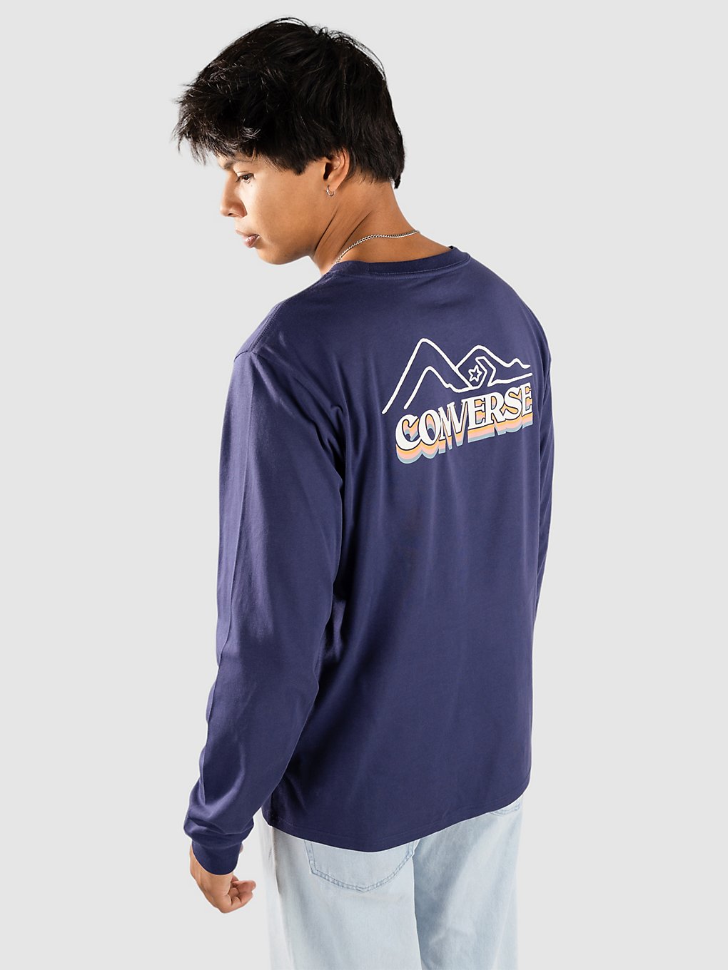 converse cc winter vibes graphic longsleeve uncharted waters