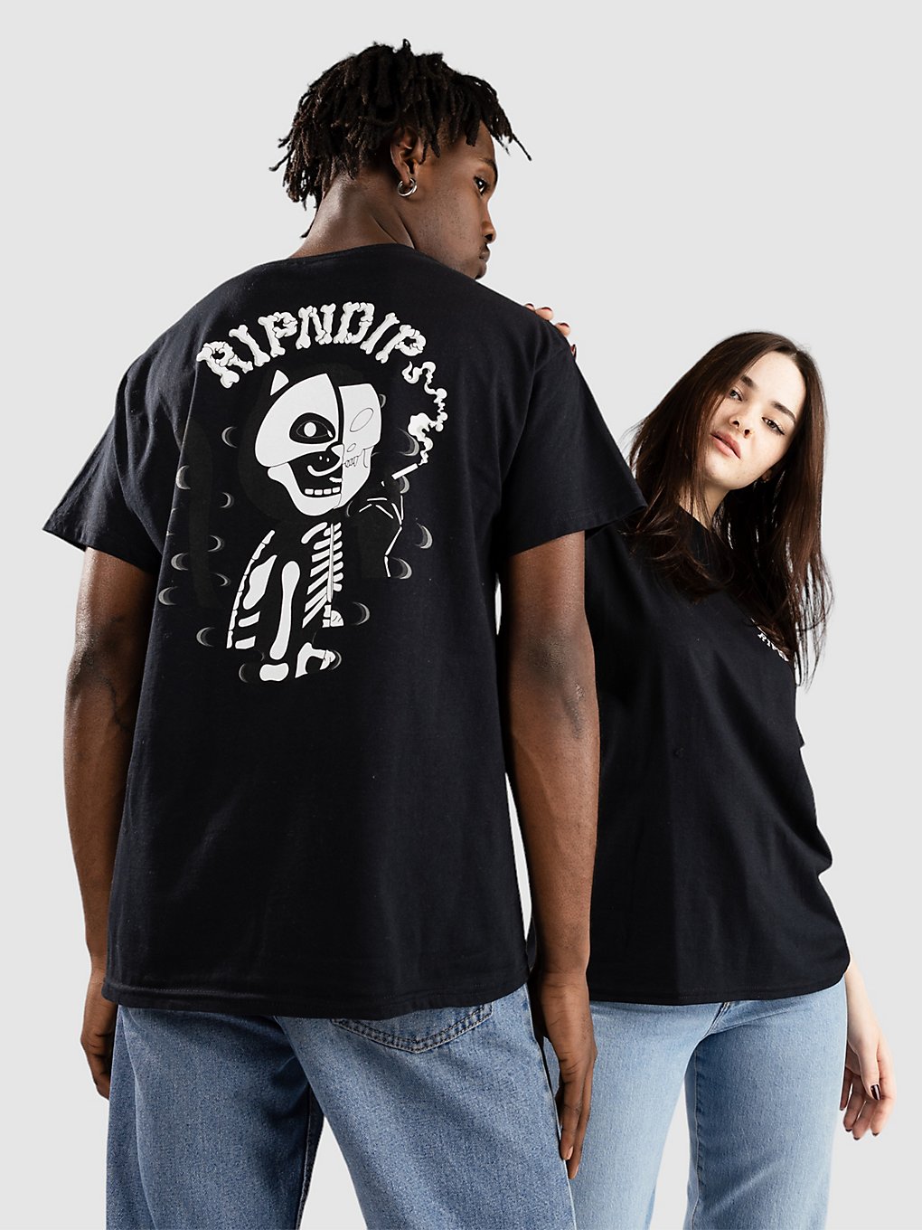 ripndip skelly nerm smokes t-shirt black