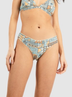 Rip Curl Block Party Cheeky Pant Bikini Bottom Blue
