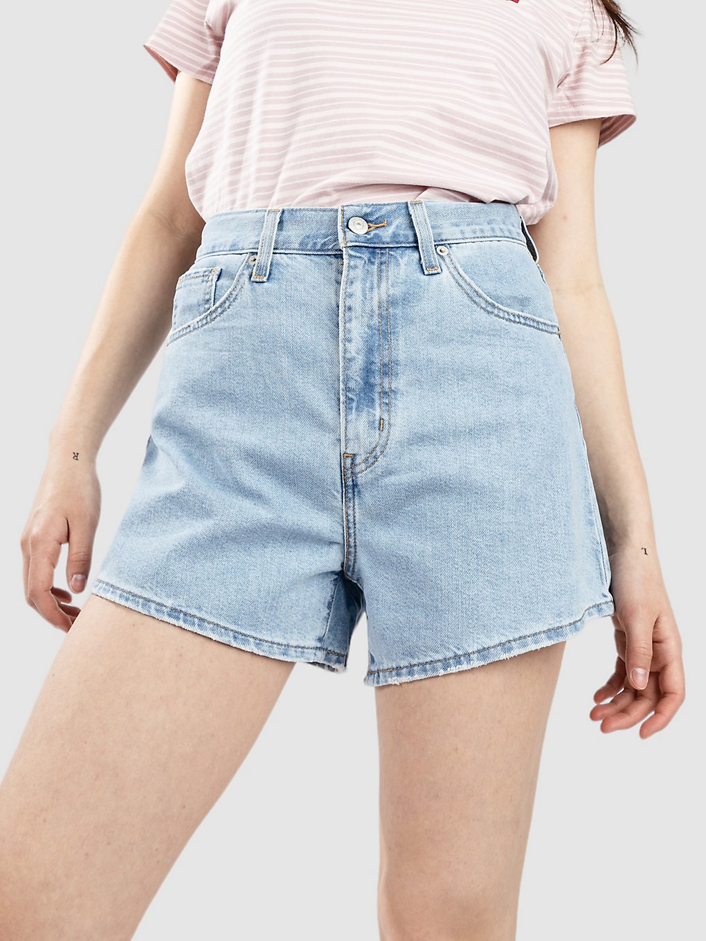 levi's high waisted mom shorts cool me down