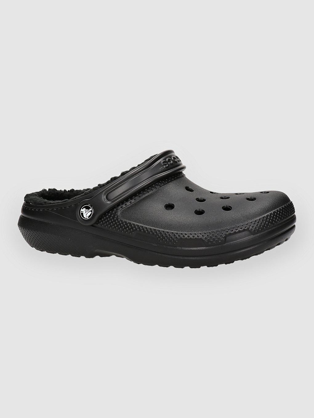 crocs classic lined clog sandalen black