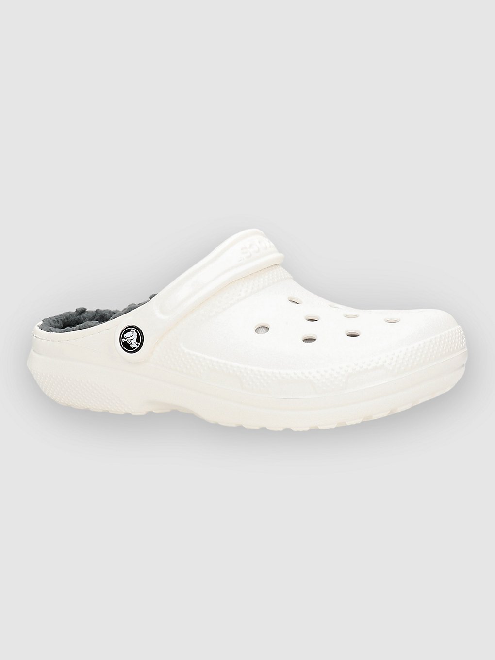 crocs classic lined clog sandalen gray