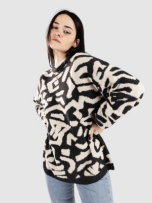 Rip Curl The Search Jaquard Crew Strickpullover White