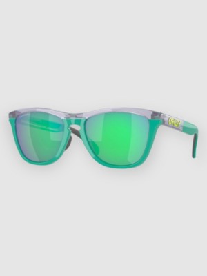 oakley frogskins range trans lilac/celeste sunglass prizm jade