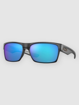 oakley twoface matte black sunglasses prizm sapphire polarized