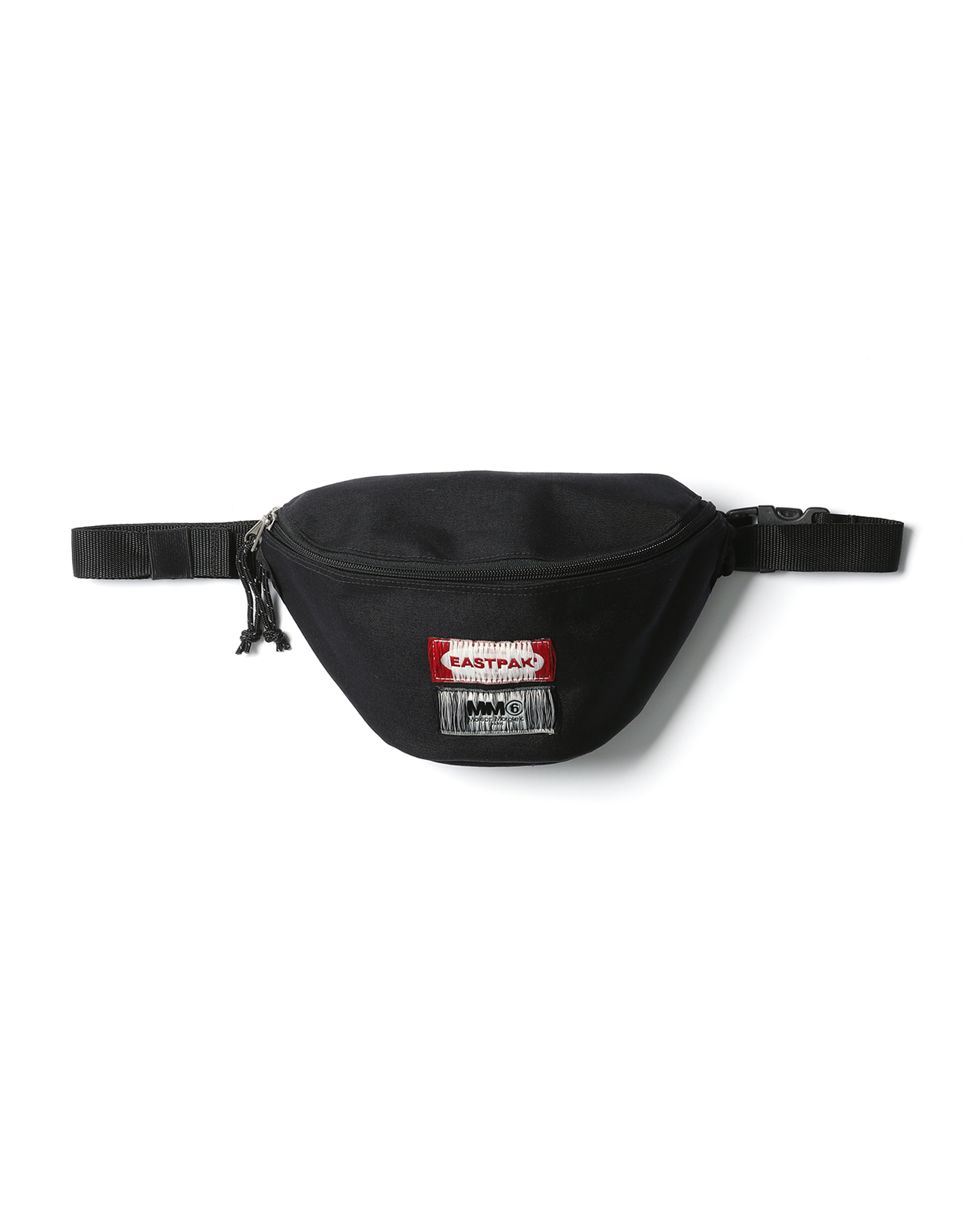 x eastpak logo patch zipped belt bag