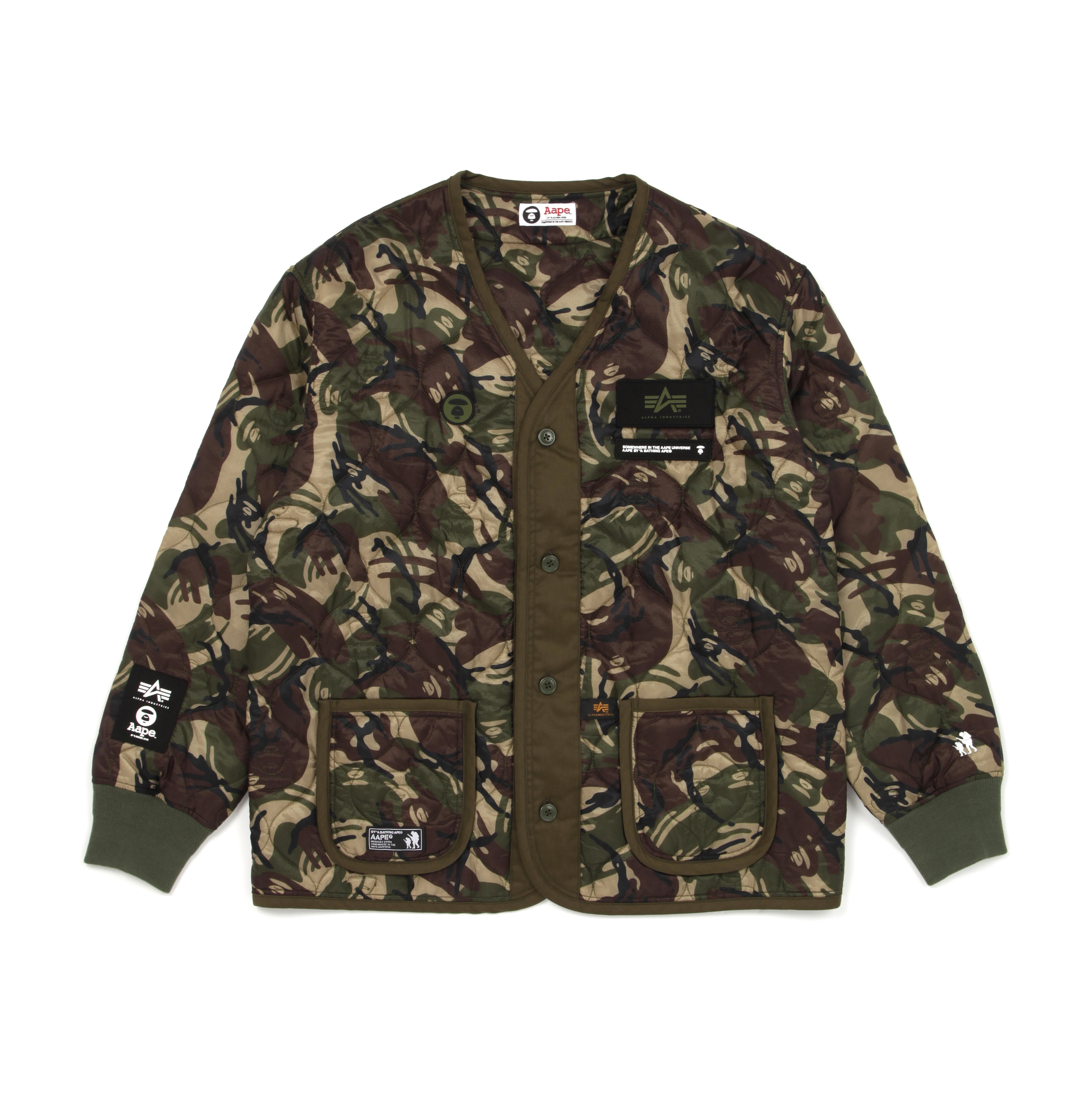 x alpha industries quilted camo jacket