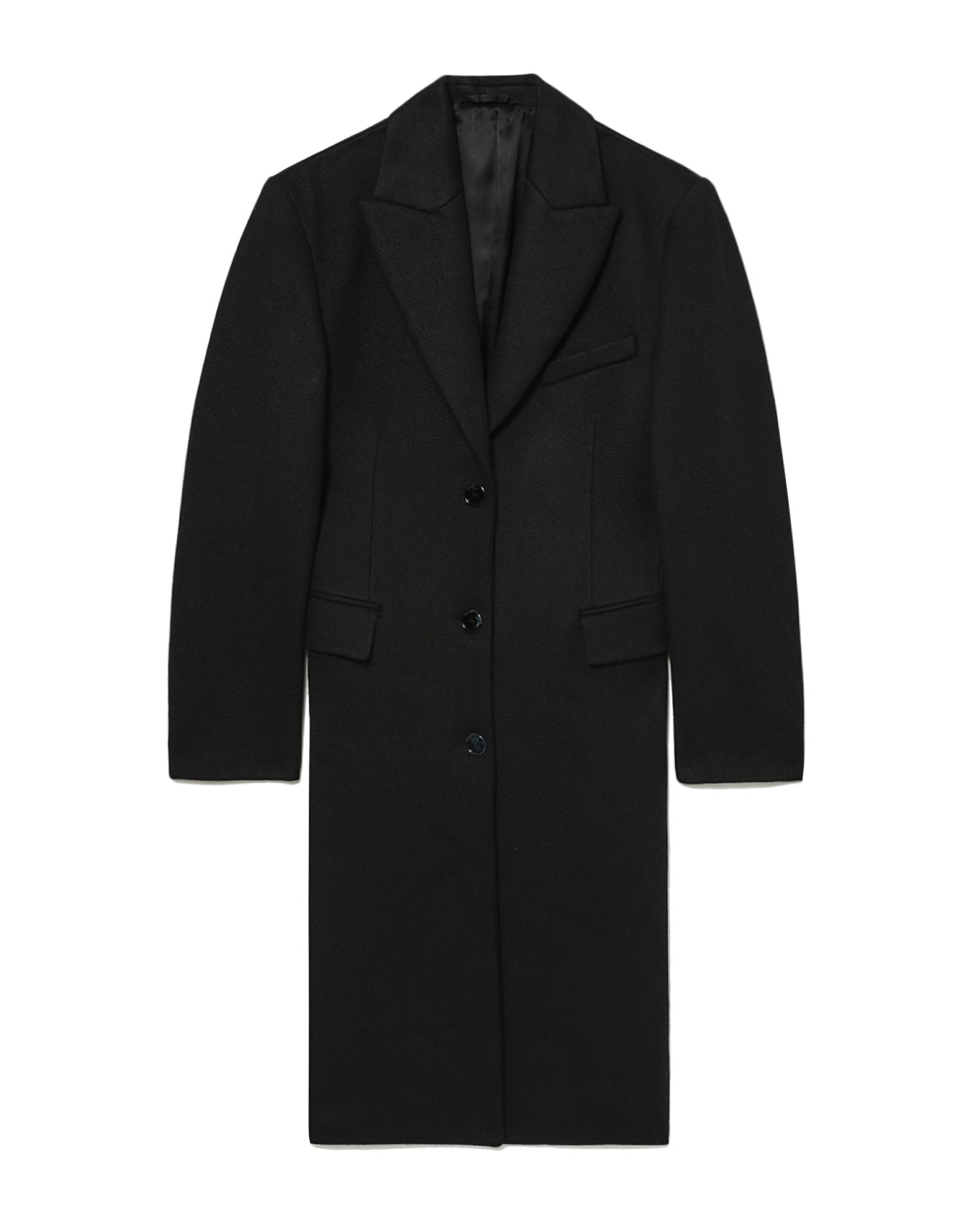 tailored twill coat
