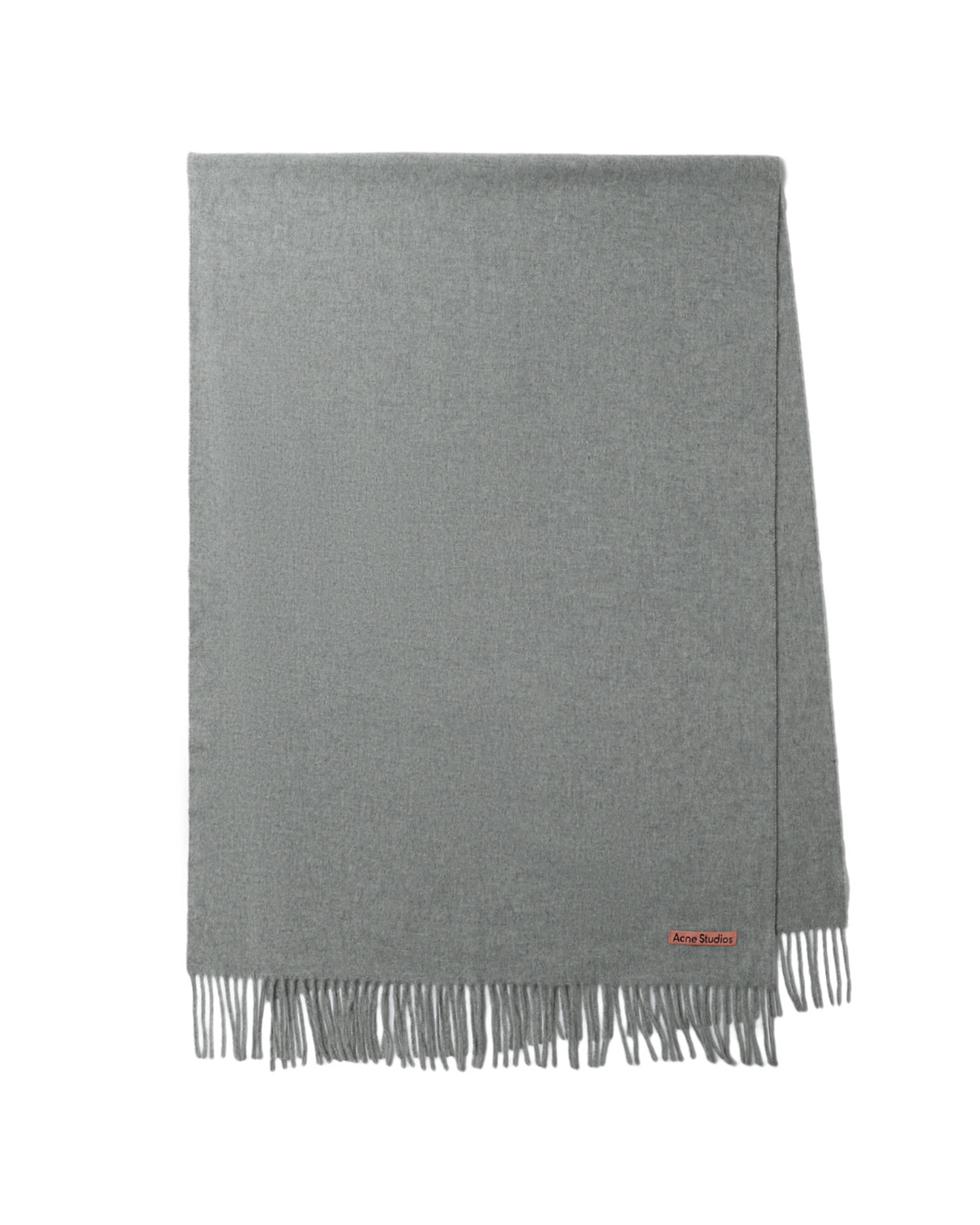 wool fringe scarf