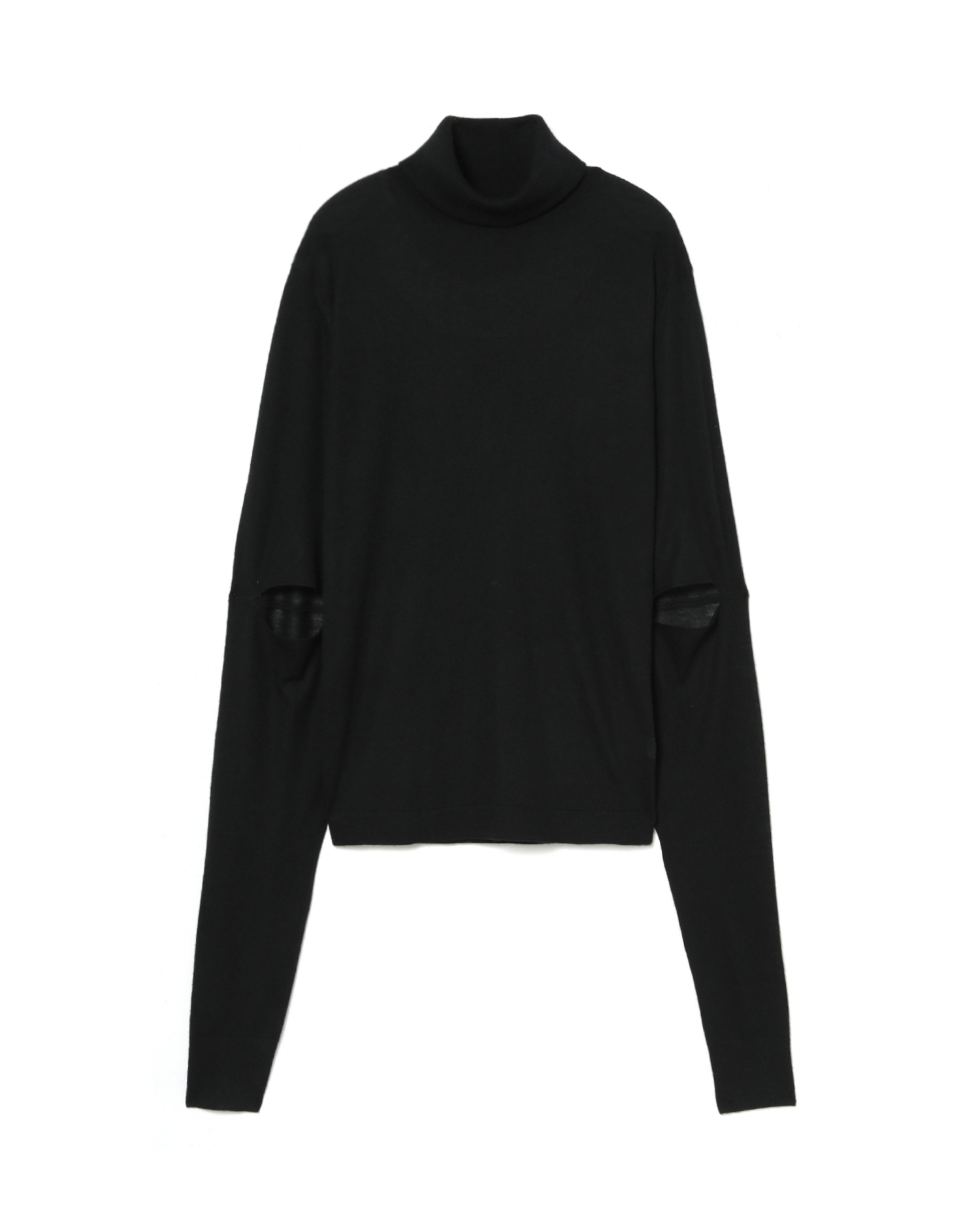 cut-out turtleneck sweater