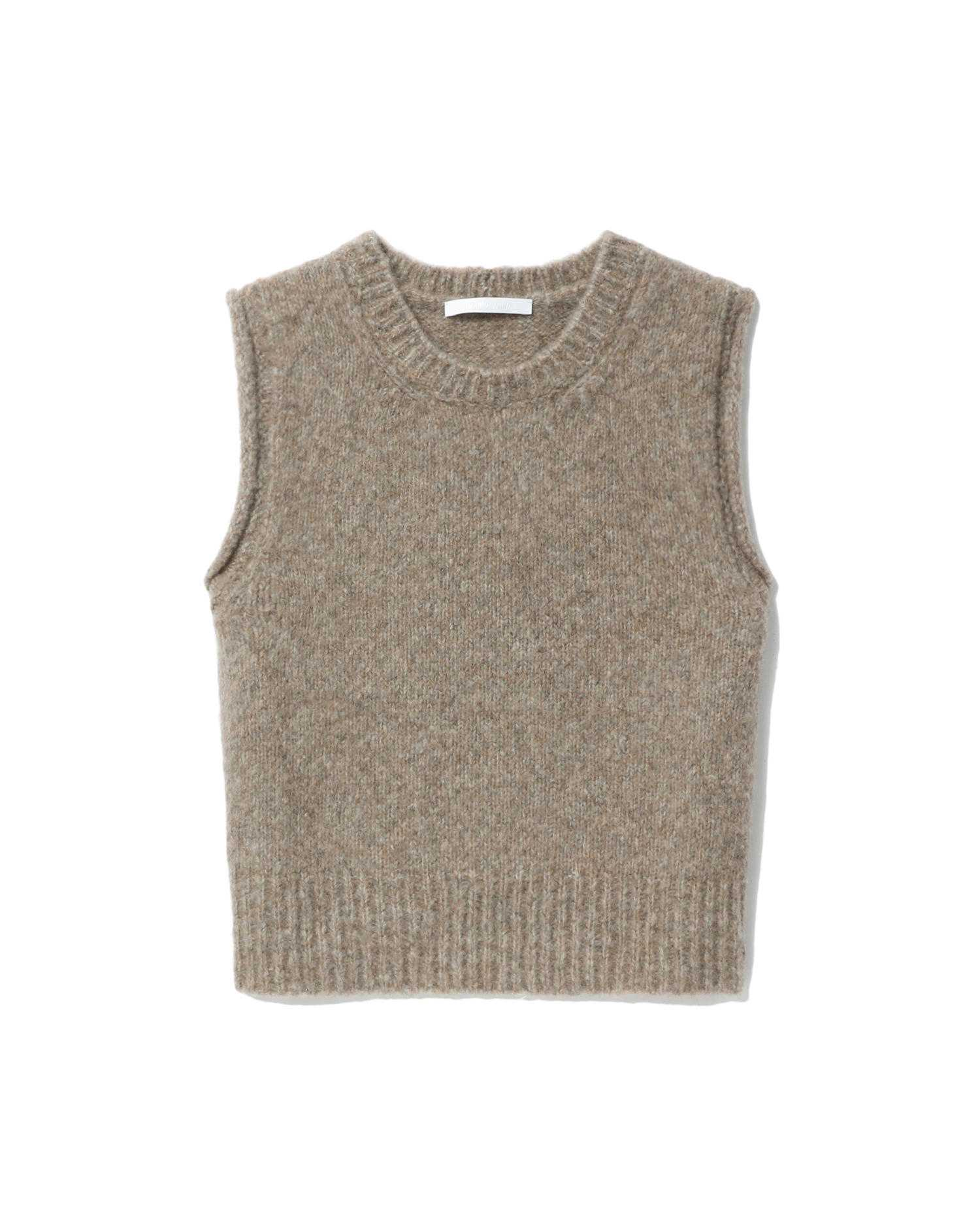cropped sweater vest
