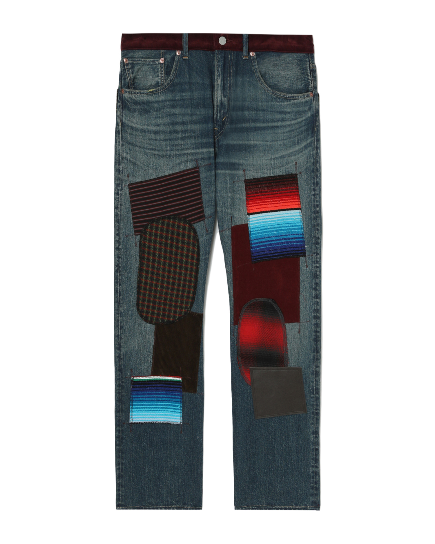 x levi's patchwork jeans